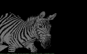 zebra ascii art